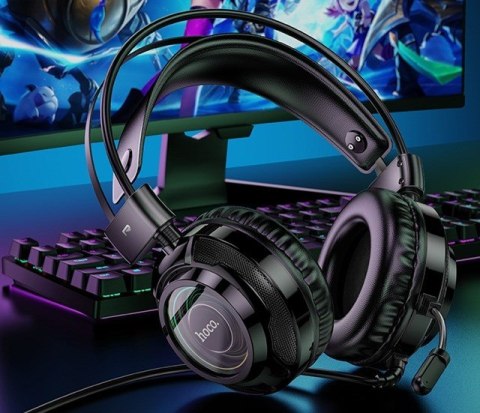 Słuchawki gamingowe Hoco W110 Resource (czarny)