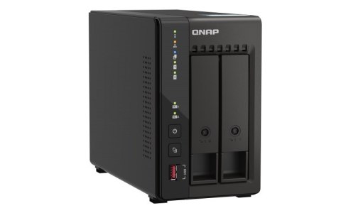 Qnap TS-253E-8G, Tower, 2 x 2.5"/3.5" SATA, Intel Celeron J6412 4C/4T, 8 GB DDR4 onboard not expandable, 2 x 2.5GbE, External ad Qnap TS-253E-8G, Tower, 2 x 2.5"/3.5" SATA, Intel Celeron J6412 4C/4T, 8 GB DDR4 onboard not expandable, 2 x 2.5GbE, External ad