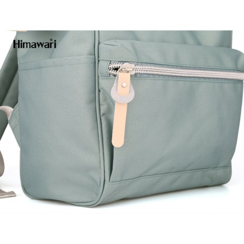 Czerwony plecak miejski na laptopa z portem USB - Himawari Czerwony plecak miejski na laptopa z portem USB - Himawari