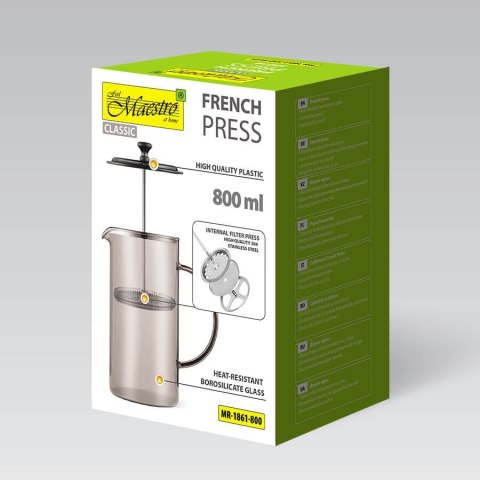 Prasa francuska MAESTRO 800ML MR-1861-800 Prasa francuska MAESTRO 800ML MR-1861-800