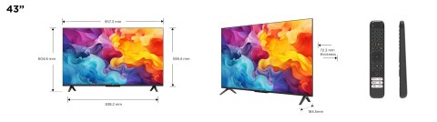 Telewizor 43" TCL 43P655 4K Ultra HD Android Telewizor 43" TCL 43P655 4K Ultra HD Android
