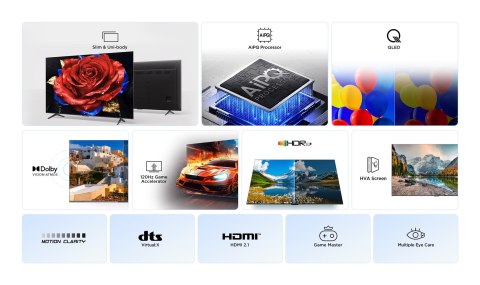 Telewizor 65" TCL 65P79K QLED 4K Google TV Dolby Atmo HDMI 2.1 Telewizor 65" TCL 65P79K QLED 4K Google TV Dolby Atmo HDMI 2.1