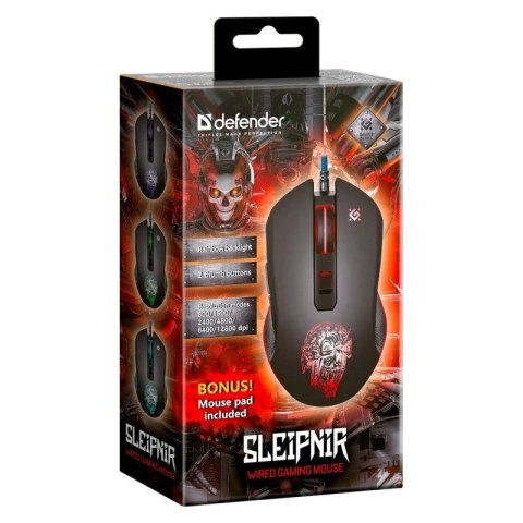 DEFENDER MYSZ GM-927 SLEIPNIR OPTIC 12800dpi 6P DEFENDER MYSZ GM-927 SLEIPNIR OPTIC 12800dpi 6P