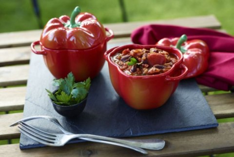 Mini Cocotte okrągły papryka STAUB 40500-325-0 - czerwony 470 ml Mini Cocotte okrągły papryka STAUB 40500-325-0 - czerwony 470 ml