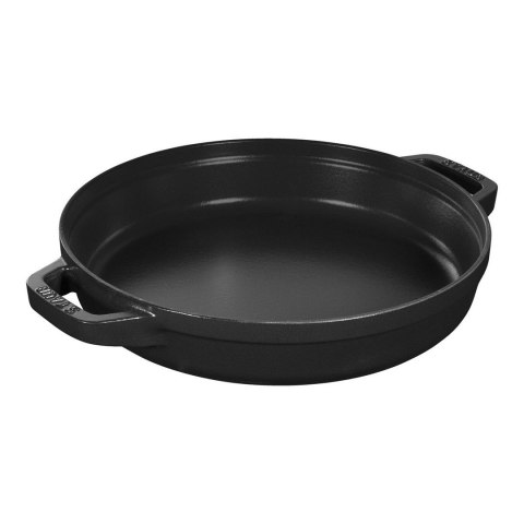 Zestaw 3 naczyń żeliwnych z pokrywką STAUB 40508-386-0 - czarny 24 cm Zestaw 3 naczyń żeliwnych z pokrywką STAUB 40508-386-0 - czarny 24 cm