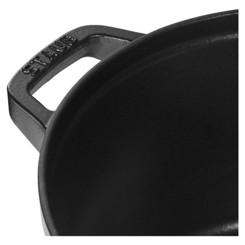 Zestaw 3 naczyń żeliwnych z pokrywką STAUB 40508-386-0 - czarny 24 cm Zestaw 3 naczyń żeliwnych z pokrywką STAUB 40508-386-0 - czarny 24 cm