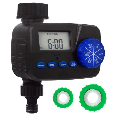 GREENBLUE ELEKTRONICZNY STEROWNIK NAWADNIANIA, ZASILANIE 2X1,5V AA GB390 GREENBLUE ELEKTRONICZNY STEROWNIK NAWADNIANIA, ZASILANIE 2X1,5V AA GB390