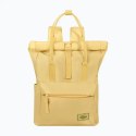 American Tourister Urban Groove Pastels Roll Top Backpack Pastel Yellow