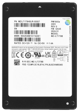 Dysk SSD Samsung PM1643a 1.92TB 2.5