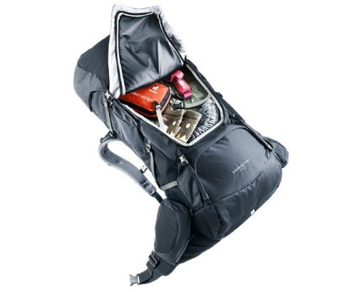 Plecak turystyczny Deuter Aircontact Pro 75+10 black Plecak turystyczny Deuter Aircontact Pro 75+10 black