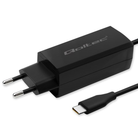 QOLTEC ŁADOWARKA SIECIOWA 65W GAN | 5-20V | 3-3.25A | USB 3.1 QOLTEC ŁADOWARKA SIECIOWA 65W GAN | 5-20V | 3-3.25A | USB 3.1