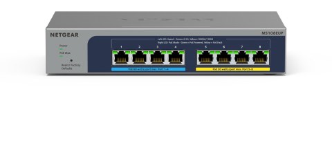 Switch Netgear MS108EUP-100EUS 8p PoE 230W (PoE+: 4p PoE++: 4p) Unmanaged Multigigabit Switch Netgear MS108EUP-100EUS 8p PoE 230W (PoE+: 4p PoE++: 4p) Unmanaged Multigigabit