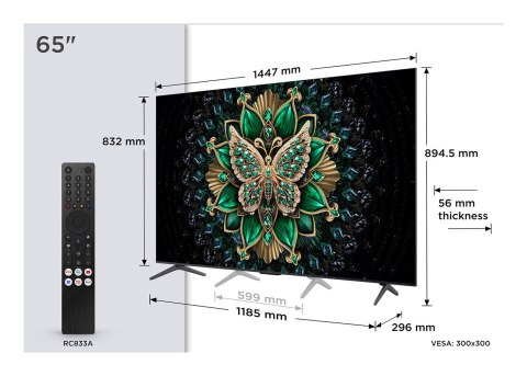 Telewizor 65" TCL 65C6K QD-Mini-LED UHD 4K Google TV Telewizor 65" TCL 65C6K QD-Mini-LED UHD 4K Google TV
