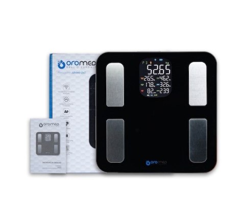 Waga łazienkowa ORO BLUETOOTH SMART BLACK OROMED Waga łazienkowa ORO BLUETOOTH SMART BLACK OROMED