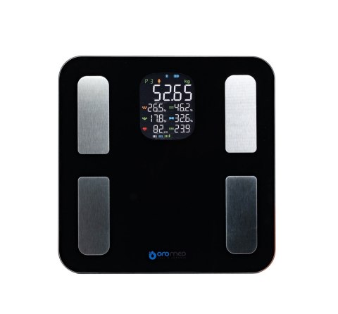 Waga łazienkowa ORO BLUETOOTH SMART BLACK OROMED Waga łazienkowa ORO BLUETOOTH SMART BLACK OROMED