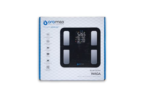 Waga łazienkowa ORO BLUETOOTH SMART BLACK OROMED Waga łazienkowa ORO BLUETOOTH SMART BLACK OROMED