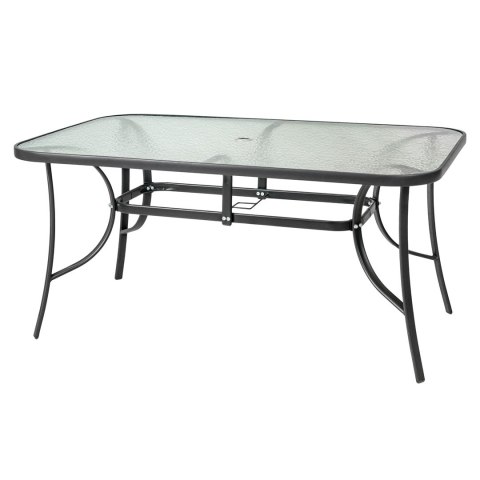 Stół ogrodowy ze szklanym blatem NEPTUN 150x90x70 Stół ogrodowy ze szklanym blatem NEPTUN 150x90x70