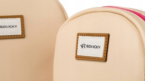 Zestaw dwóch kosmetyczek damskich ze skóry ekologicznej - Rovicky Zestaw dwóch kosmetyczek damskich ze skóry ekologicznej - Rovicky