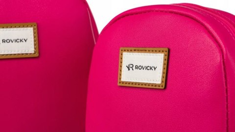 Zestaw dwóch kosmetyczek damskich ze skóry ekologicznej - Rovicky Zestaw dwóch kosmetyczek damskich ze skóry ekologicznej - Rovicky