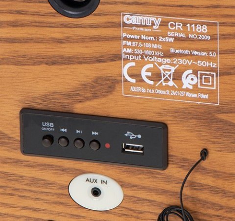 Camry | CR 1188 | Retro Radio | Drewniane Camry | CR 1188 | Retro Radio | Drewniane