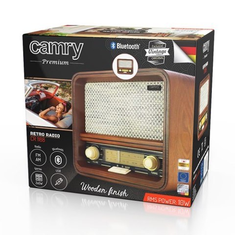 Camry | CR 1188 | Retro Radio | Drewniane Camry | CR 1188 | Retro Radio | Drewniane