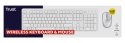Klawiatura + mysz Trust ODY II Wireless White US