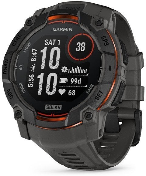 Smartwatch GARMIN Instinct 3 50mm SOLAR Black Smartwatch GARMIN Instinct 3 50mm SOLAR Black