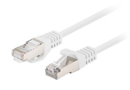 PATCHCORD KAT.6 FTP 0.25M BIAŁY FLUKE PASSED LANBERG 10-PACK
