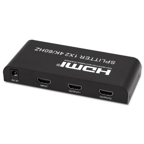 QOLTEC ROZDZIELACZ SPLITTER 2XHDMI 4KX2K | 6GB/S | 60HZ QOLTEC ROZDZIELACZ SPLITTER 2XHDMI 4KX2K | 6GB/S | 60HZ