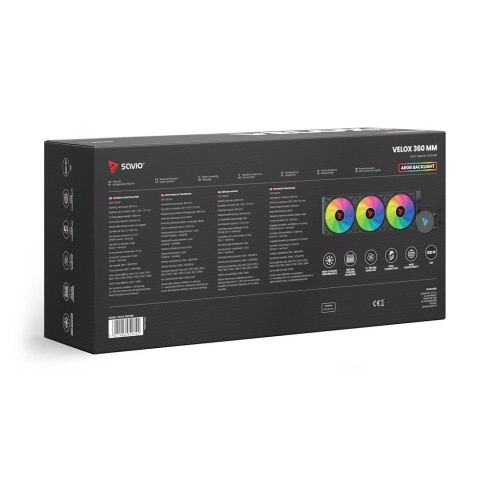 SAVIO CHŁODZENIE WODNE CPU ARGB 360MM VELOX