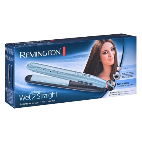 Prostownica REMINGTON Wet2Straight S7300 (kolor błękitny)
