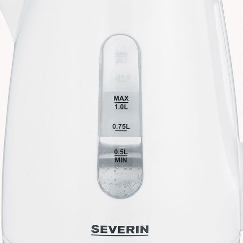 SEVERIN CZAJNIK ELEKTR. 1L , ZAKRYTA GRZAŁKA, WSKAŹNIK POZIOMU WODY, ANTYPOŚLIZGOWE NÓŻKI, PLASTIK, MOC 2200W WK3411 SEVERIN CZAJNIK ELEKTR. 1L , ZAKRYTA GRZAŁKA, WSKAŹNIK POZIOMU WODY, ANTYPOŚLIZGOWE NÓŻKI, PLASTIK, MOC 2200W WK3411