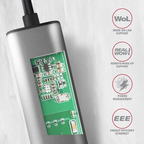 AXAGON | ADE-25R SuperSpeed USB-A 2.5 Gigabit Ethernet AXAGON | ADE-25R SuperSpeed USB-A 2.5 Gigabit Ethernet