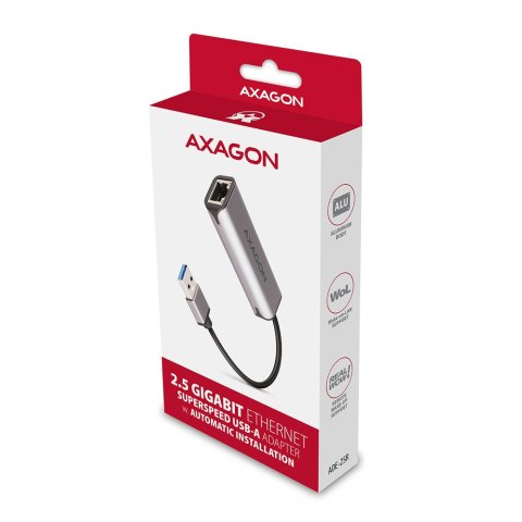 AXAGON | ADE-25R SuperSpeed USB-A 2.5 Gigabit Ethernet AXAGON | ADE-25R SuperSpeed USB-A 2.5 Gigabit Ethernet