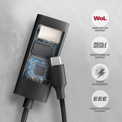 AXAGON ADE-ARC USB-C Gigabit Ethernet Adapter AXAGON ADE-ARC USB-C Gigabit Ethernet Adapter
