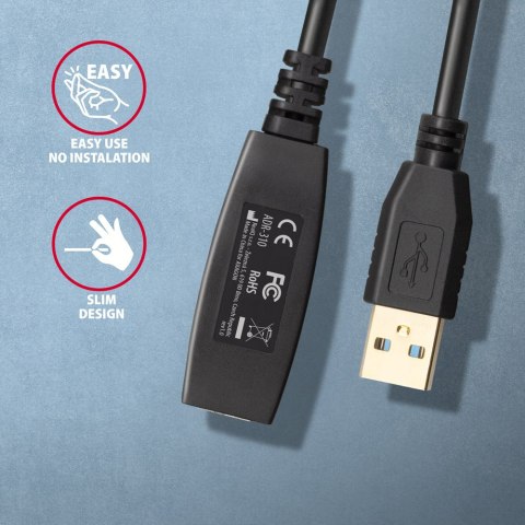 AXAGON Active extension USB 3.2 Gen 1, 10 m | ADR-310 AXAGON Active extension USB 3.2 Gen 1, 10 m | ADR-310