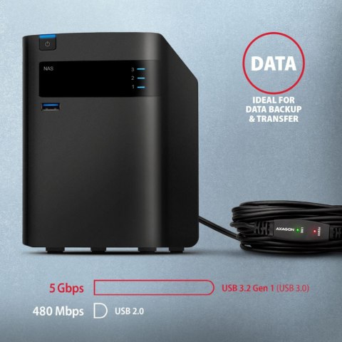AXAGON Active extension USB 3.2 Gen 1, 10 m | ADR-310 AXAGON Active extension USB 3.2 Gen 1, 10 m | ADR-310