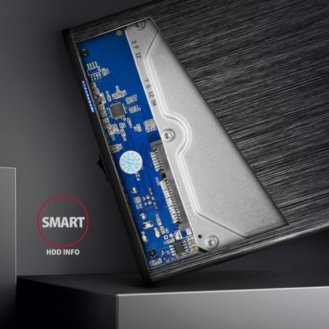 AXAGON | Compact aluminum USB 3.2 Gen 1 external box SATA intended for 3.5" HDD AXAGON | Compact aluminum USB 3.2 Gen 1 external box SATA intended for 3.5" HDD