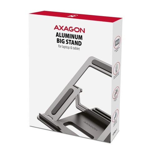 AXAGON | Notebook stand STND-L | Height adjustment | 10-16 " | Black AXAGON | Notebook stand STND-L | Height adjustment | 10-16 " | Black