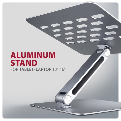 AXAGON | Notebooks and tablets stand STND-LQ | Adjustable Height, Tilt | 10-16 " AXAGON | Notebooks and tablets stand STND-LQ | Adjustable Height, Tilt | 10-16 "