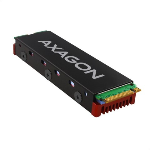 AXAGON | Passive aluminum cooler for all M.2 SSDs, size 2280, high 12 mm | CLR-M2 AXAGON | Passive aluminum cooler for all M.2 SSDs, size 2280, high 12 mm | CLR-M2