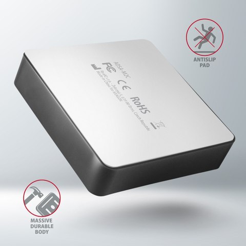 AXAGON | USB-C 3.2 Gen2 - 2x NVMe CLONE DUAL SDD Dock Station | ADSA-M2C AXAGON | USB-C 3.2 Gen2 - 2x NVMe CLONE DUAL SDD Dock Station | ADSA-M2C