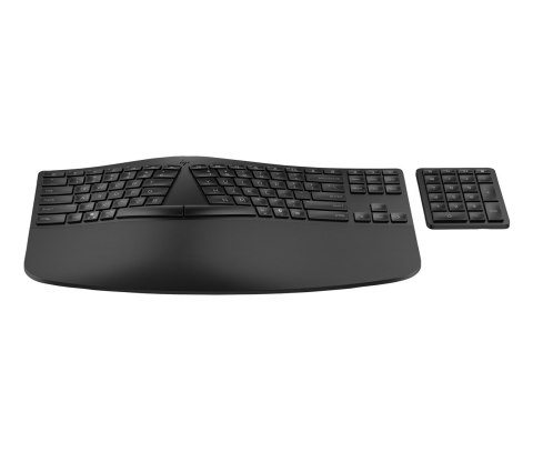 HP Klawiatura ergonomiczna bezprzewodowa + numeryczna 965 7E756AA czarna HP Klawiatura ergonomiczna bezprzewodowa + numeryczna 965 7E756AA czarna