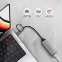 AXAGON ADE-TXCA Compact aluminum USB 3.2 Gen 1 Gigabit Ethernet 10/100/1000Mbit adapter with automatic installation, Nintendo Sw