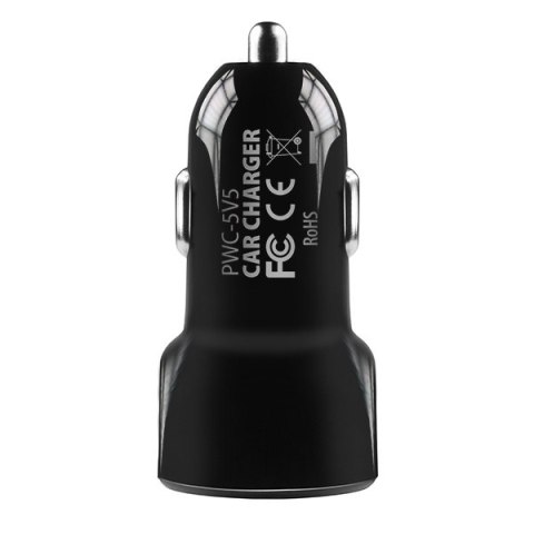 AXAGON Dual car charger, 24W | PWC-5V5 AXAGON Dual car charger, 24W | PWC-5V5
