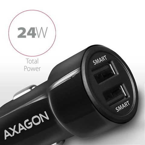 AXAGON Dual car charger, 24W | PWC-5V5 AXAGON Dual car charger, 24W | PWC-5V5