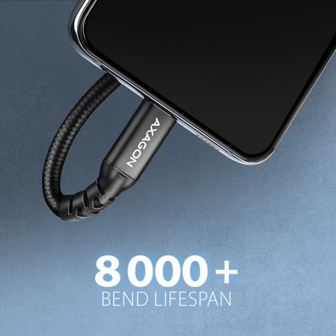 AXAGON Extension USB 20Gbps cable, 0.5 m | BUCM32-CF05AB | USB-C to USB-C AXAGON Extension USB 20Gbps cable, 0.5 m | BUCM32-CF05AB | USB-C to USB-C