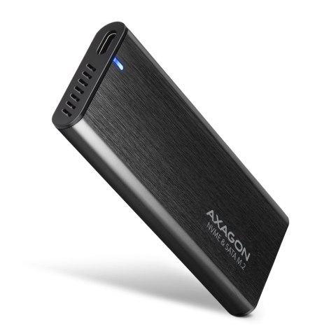AXAGON External USB-C 3.2 Gen 2 metal box for M.2 NVMe & SATA SSD disks AXAGON External USB-C 3.2 Gen 2 metal box for M.2 NVMe & SATA SSD disks