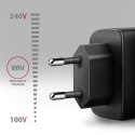 AXAGON GaN wallcharger 2x port (USB-A + USB-C), PD3.0/PPS/QC4+/SFC2.0/AFC/SCP/FCP/Apple, 45W | ACU-PQ45