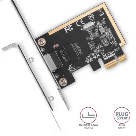 AXAGON Gigabit Ethernet PCI-Express network card with proven Realtek chipset version | PCEE-GRF AXAGON Gigabit Ethernet PCI-Express network card with proven Realtek chipset version | PCEE-GRF